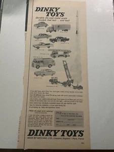 Vintage 1962 Dinky Toys ad - Picture 1 of 1