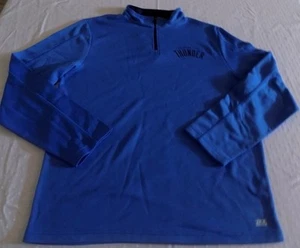 Suéter Oklahoma City Thunder Cool Base cuarto con cremallera grande azul claro NBA - Imagen 1 de 4