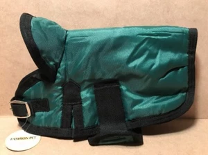 Fashion Pet Small Classic Country Coat Green 10”-12” 502GNSM - Picture 1 of 10