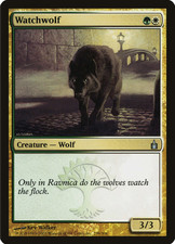 x4 MTG - Multicolored - Watchwolf - Ravnica: City of Guilds - Creature