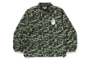 A Bathing Ape Men's Coach Jacket 2025 SS ABC CAMO Transfer Print Pt APE HEAD JPN - Picture 1 of 15