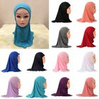 14 pièces ensemble complet filles enfants foulards hijab châles enveloppant foulard pour 2-7 ans fille