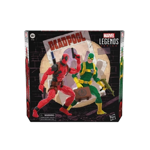 QR Code 2023 SDCC Marvel Legends Series Deadpool & Bob, Agent of Hydra Hasbro Cover