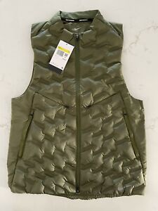 Nike Therma-FIT ADV Repel Running Vest Green DD5695-326 Men's Size Small