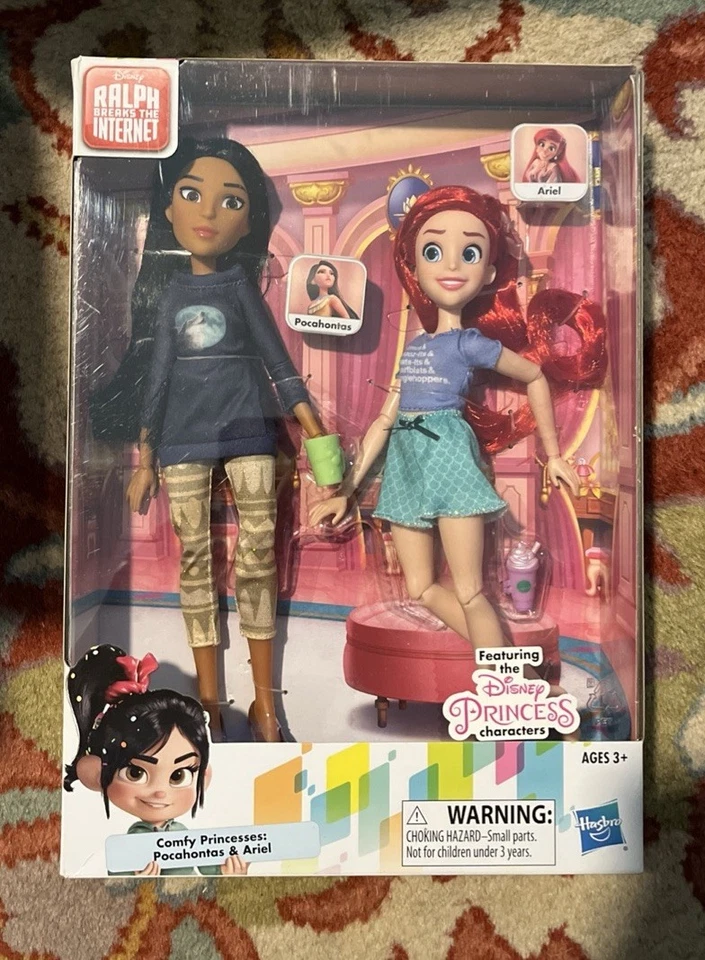 Princesa Disney Ralph Quebra a Internet Princesas Confortáveis Pocahontas e Ariel - Imagem 1 de 1