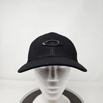 Oakley Hat Cap Fitted Mens L/XL Black Classic Low A-Flex Stretch Baseball O Icon - Image 1 of 4