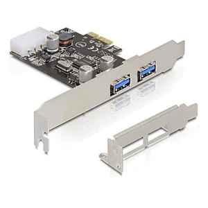Delock Adapter PCIe 2x USB 3.0 extern Low Profile - Bild 1 von 1