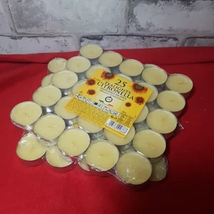 Price's Citronella Tealight Candles-Garden Home Insect Repeller Pack of 50 - Picture 1 of 2
