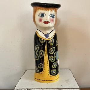 Ganz Bella Casa Arlene Figural Vase Designed by Susan Paley Signed 10" RETIRED - Picture 1 of 7