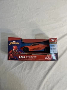 Marvel Spider-Man 27 MHz RC Race Car w/ Wheel Controller - NEW - Picture 1 of 4