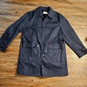 NWOT Men's COACH Navy Utility Trench Coat W Removable Wool Liner XL - Picture 1 of 11
