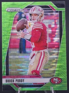 2024 Panini Prizm - Brock Purdy #249 Neon Green Pulsar Prizm - Bild 1 von 2