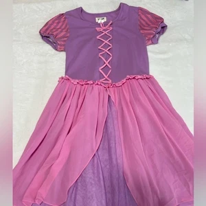 Taylor Joelle Rapunzel verworrenes Kleid lila rosa Tüll Kostüm | Mädchen Größe 14 - Bild 1 von 8