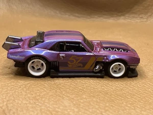 HOTWHEELS 68 CUSTOM CAMARO PROTOTYPE 57 ANNIVERSARY PURPLE #24 NO GOLD ASSENTS. - Picture 1 of 10