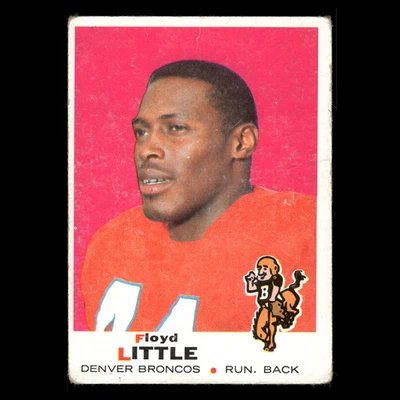 Floyd Little #251 1969 Topps Denver Broncos Vintage Football Card Set-Break NFL - Image 1 of 3