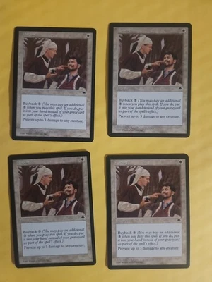 MTG Magic The Gathering  Tempest White 1997 ** ANOINT ** - INSTANT M+ - Image 1 of 4