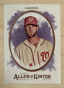 BRYCE HARPER - 2017 Topps Allen and Ginter #50 - WASHINGTON NATIONALS - Picture 1 of 2