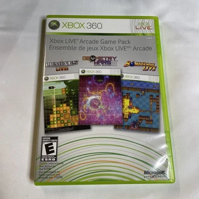 Xbox Live Arcade Game Pack 360 Lumines Geometry Wars Bomberman Live. No Manual. - Image 1 of 4