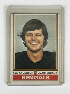1974 Topps #401 Ken Anderson Bengals QB Vintage NFL Karte - schöner Zustand - Bild 1 von 3
