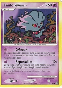 Carte Pokemon " FEUFOREVE " Niv 18 EVEIL DES LEGENDES PV 60 107/146 VF - Imagen 1 de 1