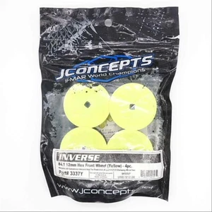 Jconcepts 3337Y Inverse B4.1 12mm Hex Vorderrad Gelb (4) - Bild 1 von 1