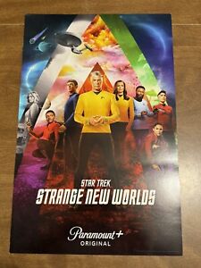 STAR TREK STRANGE NEW WORLDS SEASON 2 POSTER 11 x 17 San Diego Comic-Con 2023