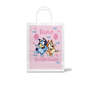 Bluey In Pink Gift Bags - Picture 1 of 2