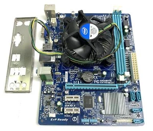 Gigabyte Scheda Madre Ga-h61m-s1 Rev:2.1 DDR3 Matx Core i3-2120 / Apertura-Slot/ - Afbeelding 1 van 4