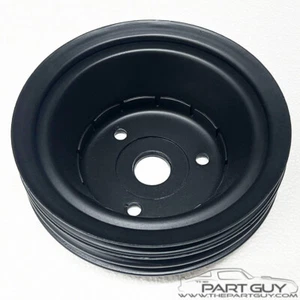 77-85 Chevy SBC Crankshaft Pulley 3-Groove Small Block 458530 Crank Shaft AC A/C - Picture 1 of 7