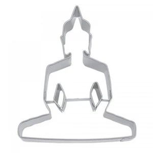 Ausstechform Buddha 7,5 cm Städter Plätzchen Backen Yoga Meditieren OM - Picture 1 of 2