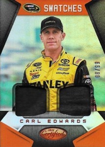 2016 CERTIFIED CARL EDWARDS ~SPRINT CUP SWATCHES~ (ORANGE) #SCS-CE1 *s/n 08/99*