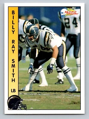 Billy Ray Smith 1992 Pacific #598 San Diego Chargers - Image 1 of 2