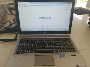 HP Elitebook 2560P 12.5" Core i5- FOR PARTS NO Hard drive includes power cord  - Picture 1 of 7