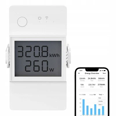 SONOFF POW Elite WiFi Smart Switch Module 16A 20A Power Measurement LCD Screen