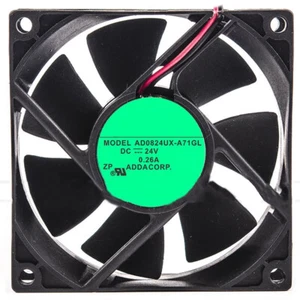 Ventola di raffreddamento 8025 DC24V 0,26A AD0824UX-A71GL per ADDA 2 fili - Foto 1 di 2