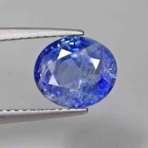 Magníficas piedras preciosas sueltas de Ceilán azules de zafiro 100 % natural de 3,03 quilates - Imagen 1 de 5