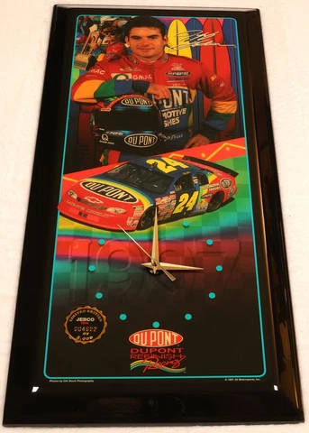 JEFF GORDON 1997 DUPONT JEBCO WALL CLOCK LIMITED EDITION #4622/5000 NEW IN BOX Cover