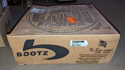 Fregadero de lavabo Bootz 021-2435-00 Laurel blanco porcelana/acero 7-13/16 Hx19 pulgadas Foto 1 de 4