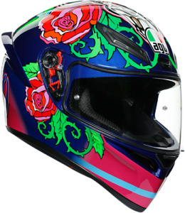 AGV K1 Salom Full Face Helmet Pink Blue Rose