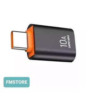 ADATTATORE OTG DA USB-A FEMMINA A USB-C MASCHIO CONVERTITORE UNIVERSALE B - Picture 1 of 10