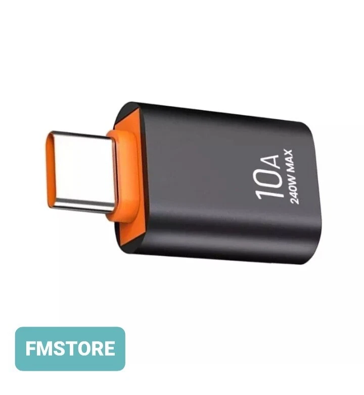 ADATTATORE OTG DA USB-A FEMMINA A USB-C MASCHIO CONVERTITORE UNIVERSALE B - Immagine 1 di 4
