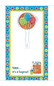 Surprise Balloon Imprintable Invitations | Pack of 8 | Party Supply - Picture 1 of 3
