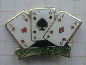 3 ASSE ROMME & SKAT / POKER KARTEN ................................. Pin (299f) - Picture 1 of 1