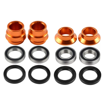 Kit de vedações de rolamentos espaçadores de roda traseira dianteira para KTM 125 250-450 SX SXF 2017-2022 - Imagem 1 de 4