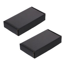 15pcs Black Corrugated Cardboard Gift Boxes for Shipping and Storage