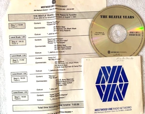 8/7/95 BEATLE YEARS LIVE PEACE IN TORONTO, 11 TUNES,RARE INTERVIEWS & COMMENTARY - Imagen 1 de 2