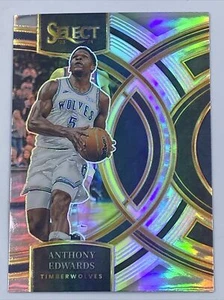 Panini Select Anthony Edwards Silver Prizm Premier Level #164 Minnesota 2023-24 - Imagen 1 de 5