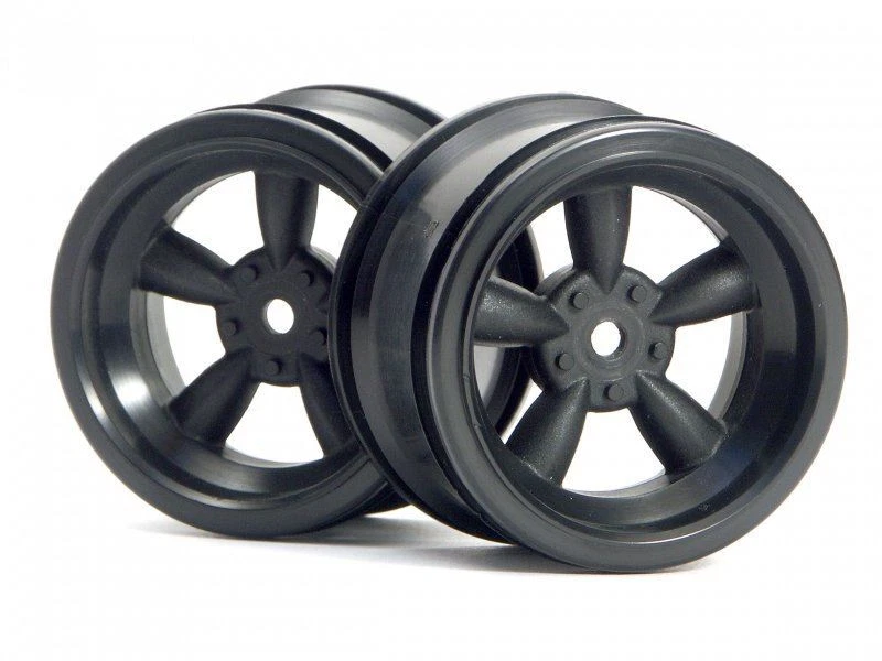 HPI Racing - Black Vintage 5 Spoke Wheel, 31mm, 6mm Offset (2pcs) - Image 1 of 1