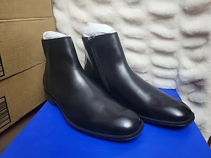 Vince Camuto Firat Mens Boots Size 11 Black Antiqued Crust - Picture 1 of 8