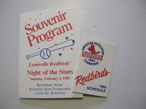 SOUVENIR PROGRAM: LOUISVILLE REDBIRDS NIGHT OF THE STARS & SCHEDULE BASEBALL - Picture 1 of 3